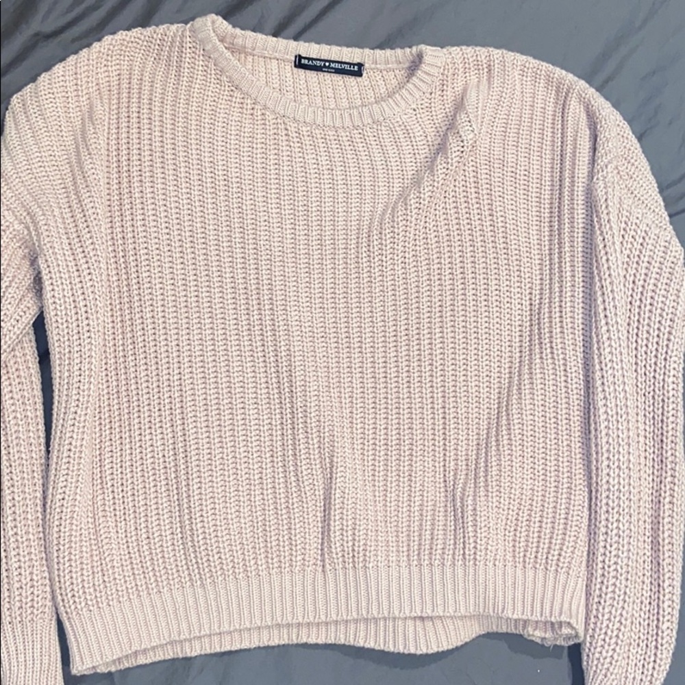 Pale pink Brandy Melville sweater